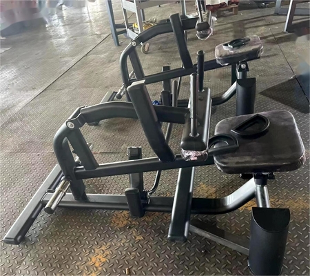 Maximum de poids de l'utilisateur 300 kg Machine de levage de veau assise pour l'entraînement de la force des jambes chargées de plaques