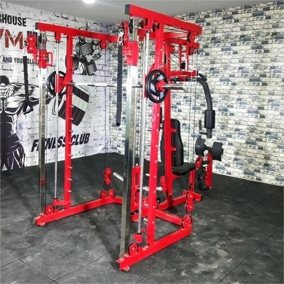 Équipement de gymnastique à domicile pour l'entraînement de la force Multi-fonction Power Squat Rack Smith Machine