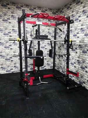 Équipement de gymnastique à domicile pour l'entraînement de la force Multi-fonction Power Squat Rack Smith Machine