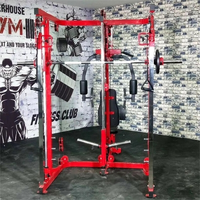 Équipement de gymnastique à domicile pour l'entraînement de la force Multi-fonction Power Squat Rack Smith Machine