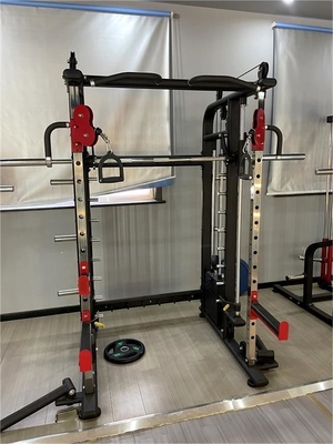 Grand équipement de gymnase à domicile multi-fonction Smith machine pour l'entraînement du corps entier