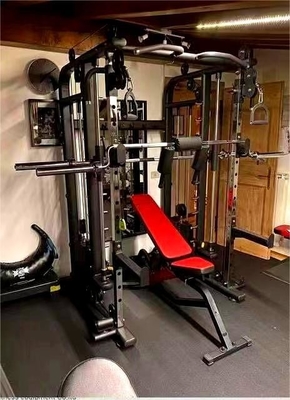 Grand équipement de gymnase à domicile multi-fonction Smith machine pour l'entraînement du corps entier
