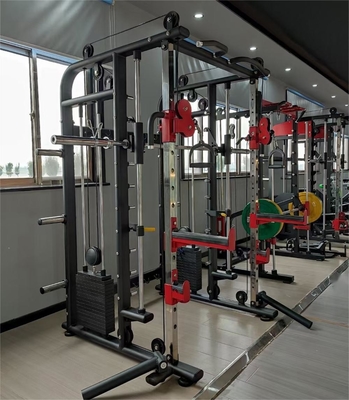 Grand équipement de gymnase à domicile multi-fonction Smith machine pour l'entraînement du corps entier