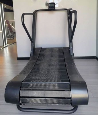 Le tapis roulant à courbe manuel non motorisé pour les chargeurs moyens