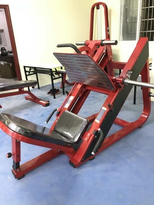 Équipement de gymnastique de presse à jambes acier chargeur moyen pour la forme physique intérieure exercice de musculation