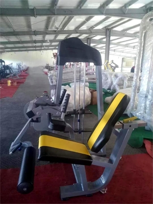 Machine de remontage des jambes assises en acier universelle à charge moyenne pour la sélection de la charge des broches pour l'entraînement au gymnase