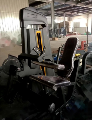Machine de remontage des jambes assises en acier universelle à charge moyenne pour la sélection de la charge des broches pour l'entraînement au gymnase