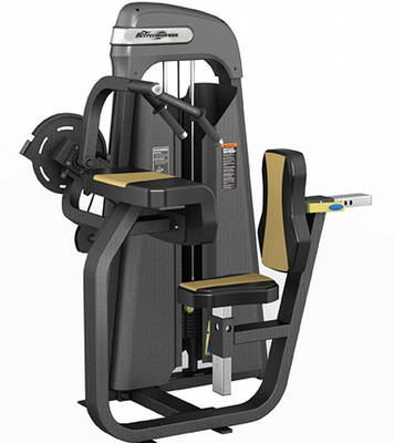 Fitness Bodybuilding Exercice en acier assise machine à tricep plat avec charge de pin d'entraînement