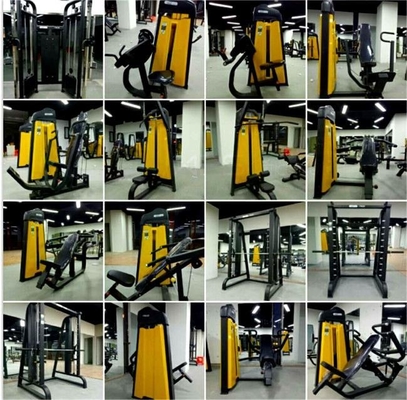 Fitness Bodybuilding Exercice en acier assise machine à tricep plat avec charge de pin d'entraînement