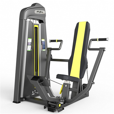 Machine d'entraînement fonctionnel à pression thoracique assise en acier pour l'entraînement en musculation