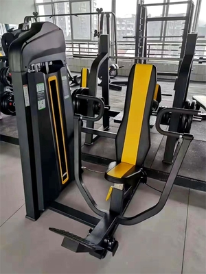 Machine d'entraînement fonctionnel à pression thoracique assise en acier pour l'entraînement en musculation
