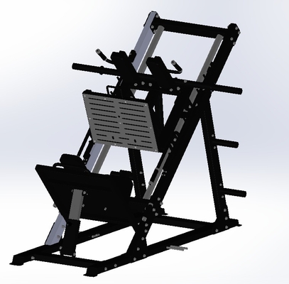 Plaque de chargement moyen Près de jambe chargé Hack Squat Le complément parfait à votre salle de gym à la maison