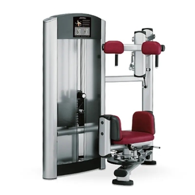 Équipement de gymnastique commercial Chargeur moyen Abdominal oblique Crunch style Torse rotatif