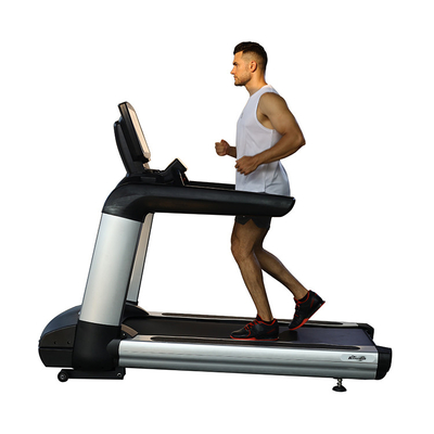 Écran LED et test de fréquence cardiaque portable tapis roulant électrique pour gymnastique et entraînement cardio