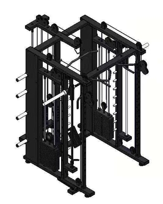 Machine Smith multi-fonctionnelle commerciale de gymnase rack pour l' entraînement à la force de remise en forme à domicile