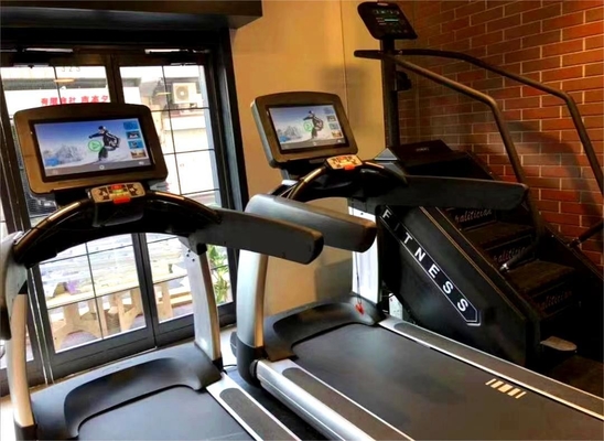 Bodybuilding tapis roulant électrique motorisé avec écran LED et contrôle de vitesse