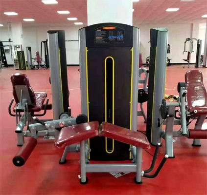 140 kg équipement de gymnastique à double fonction en acier à broche, réglable pour prolonger les jambes assises et les jambes inclinées