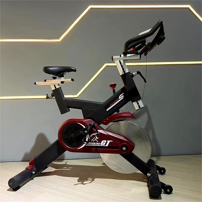 Équipement de gymnastique commercial Vélo d'exercice de musculation en acier pour entraînement cardio en intérieur