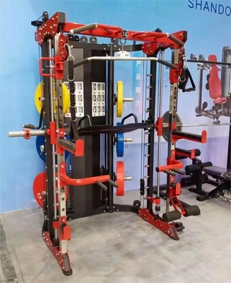 Style d'entraînement sportif Multifonctionnel Power Squat Rack et Smith Machine pour l'entraînement