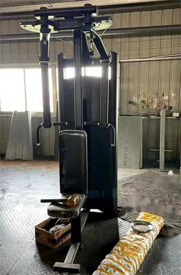 Équipement de gymnastique commercial Moteur de charge moyen Pectoral Fly Machine avec 1500*1400*2200 mm Taille