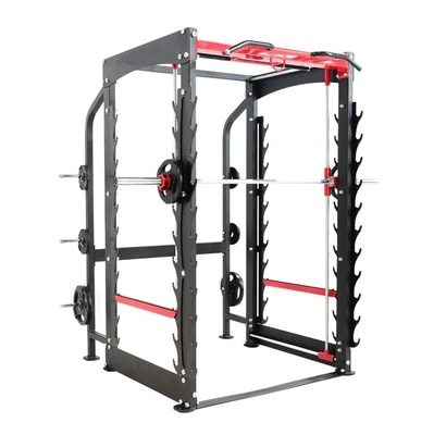 Machine Smith à gymnastique à domicile multifonctionnelle avec pression sur les jambes et traction des barres tube en acier Q235