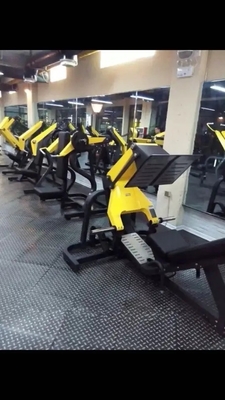 Prise de pression sur les jambes Hack Squat Formation de la force Plaque chargée Machine 1120 * 1710 * 1170mm Dimensions