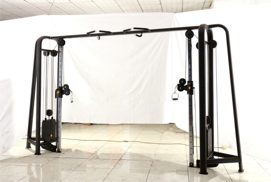 Équipement de gymnastique commercial Multi Station réglable à câble croisé avec chargeur moyen