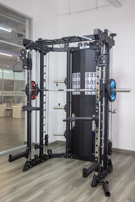 Machine Smith multi-fonctionnelle de musculation avec élévation de poids personnalisable