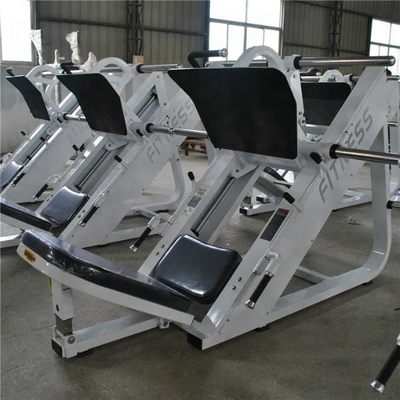 Entraîneur de presses pour les jambes pour l' entraînement en force Gymnase Fitness 45 degrés Plaque de poids chargée