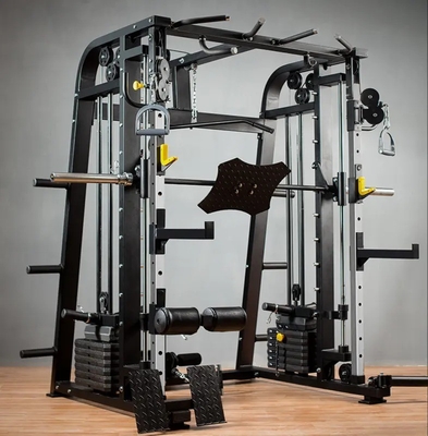 Équipement de gymnastique Formation de la force de la jambe Presse de tirage vers le haut Bar multifonctionnelle machine Smith commerciale