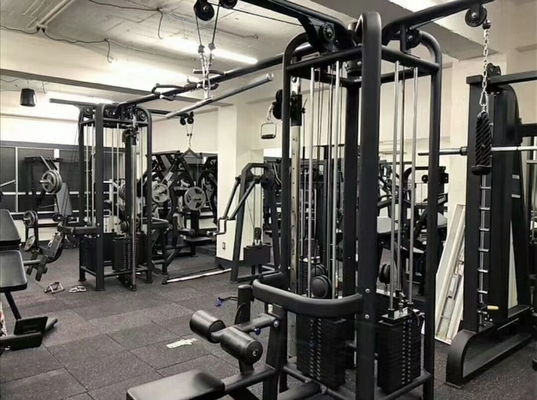 8 station équipement de gymnastique multi câble support d'alimentation pour tube en acier Q235 Formation en résistance