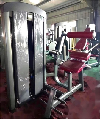 Entraîneur d'extension du dos assis pour l'entraînement de la force musculaire Sélection de la charge de broche