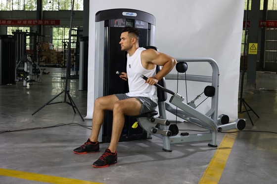 Home Gym Fitness Chargeur moyen Triceps Presse avec revêtement électrostatique à deux couches