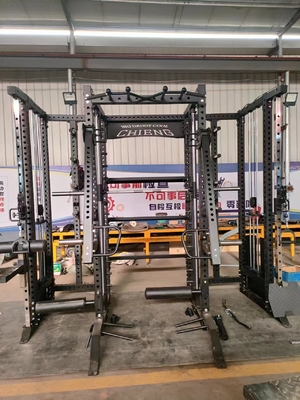 Machine de gymnastique en acier Q235 Exercice de dos avec machine Smith universelle et support électrique