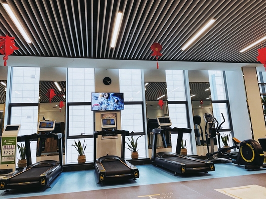 Logo personnalisé disponible sur tapis roulant à écran tactile pour l'entraînement cardio commercial