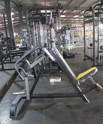 Machine à moucher en acier à plaque de charge moyenne inclinée pour équipement de gymnastique commercial