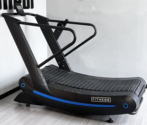 Logo personnalisé disponible non motorisé Air Runner manuel tapis roulant incurvé pour le gymnase