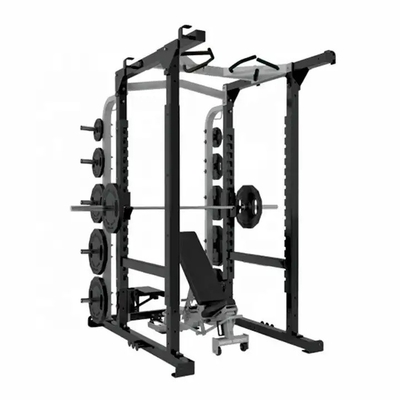 Corps en acier Fitness Gym multi-fonctionnelle Power Cage pour la presse à jambes et l'aviron