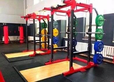 Accueil/Récipient de gymnastique multifonctionnel pour squat rack et entraînement en force de tout le corps