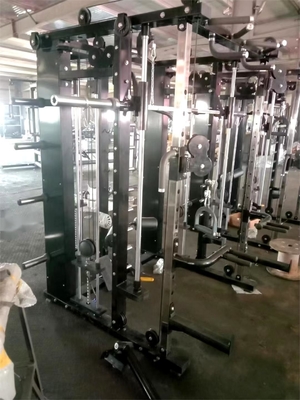 Home Gym Power Cage Squat Rack avec machine Smith multifonctionnelle et d'haltérophilie