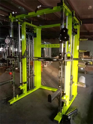 Home Gym Power Cage Squat Rack avec machine Smith multifonctionnelle et d'haltérophilie