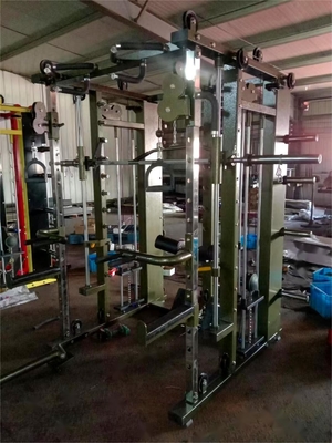 Home Gym Power Cage Squat Rack avec machine Smith multifonctionnelle et d'haltérophilie