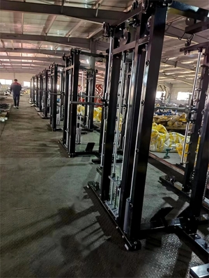 Home Gym Power Cage Squat Rack avec machine Smith multifonctionnelle et d'haltérophilie