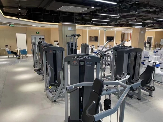 Machine de pressage à épaule en acier à charge moyenne pour gymnastique commerciale avec sélection de la charge des broches