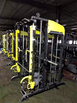 Équipement d'entraînement à domicile Power Cage Squat Rack avec machine Smith multifonctionnelle