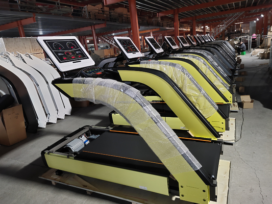 Test de fréquence cardiaque sans fil tapis roulant commercial pour la conduite électrique exercice de gymnase
