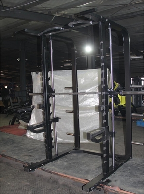 Rack de gymnastique multi-fonctionnel complet pour les jambes Poitrine arrière Presse Cage de puissance Squat