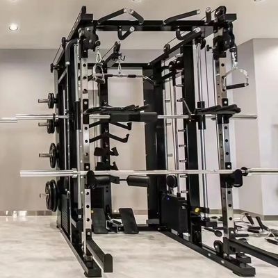 2200*1500*2200 Gymnase à domicile Multi Station Power Cage Squat Rack Hauteur de poids Smith Machine