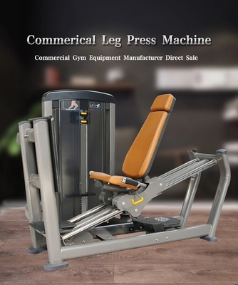 Construction métallique chargeur moyen en acier presses à jambes assises machine de gymnastique pour l'entraînement en force