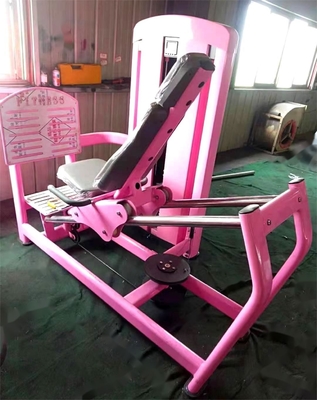 Construction métallique chargeur moyen en acier presses à jambes assises machine de gymnastique pour l'entraînement en force